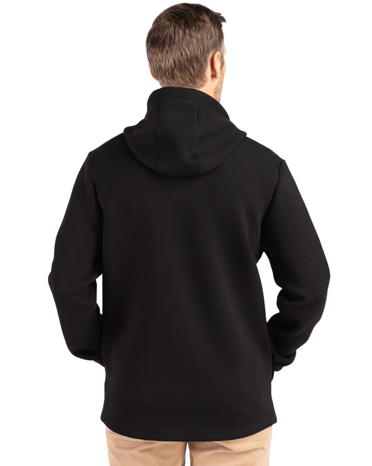 Cutter & Buck Roam Recycled Buttery-Soft Knit Mens Full Zip Hooded Jacket