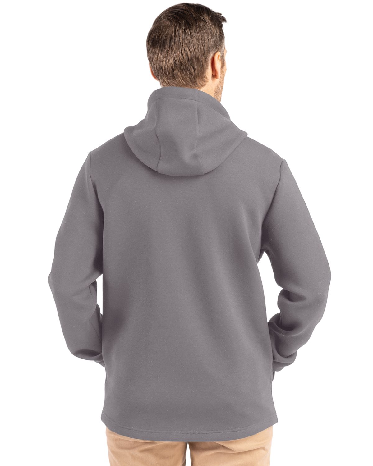 Cutter & Buck Roam Recycled Buttery-Soft Knit Mens Full Zip Hooded Jacket