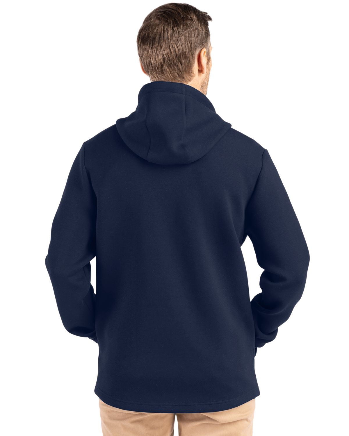 Cutter & Buck Roam Recycled Buttery-Soft Knit Mens Full Zip Hooded Jacket