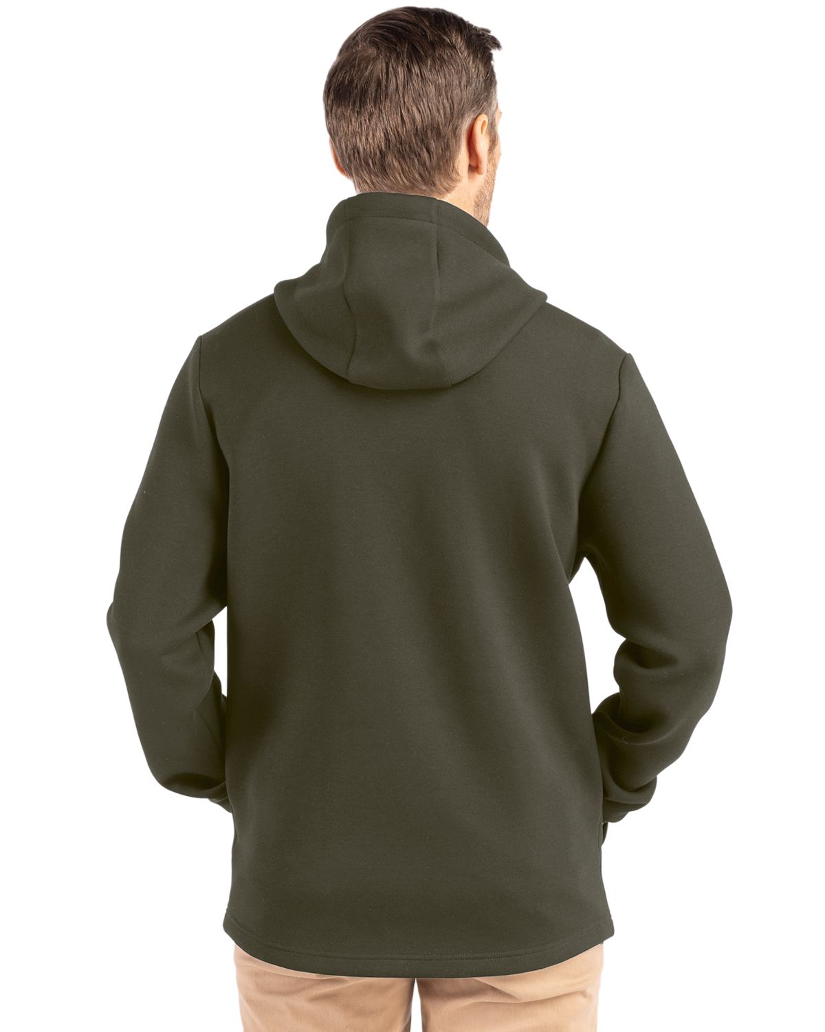 Cutter & Buck Roam Recycled Buttery-Soft Knit Mens Full Zip Hooded Jacket