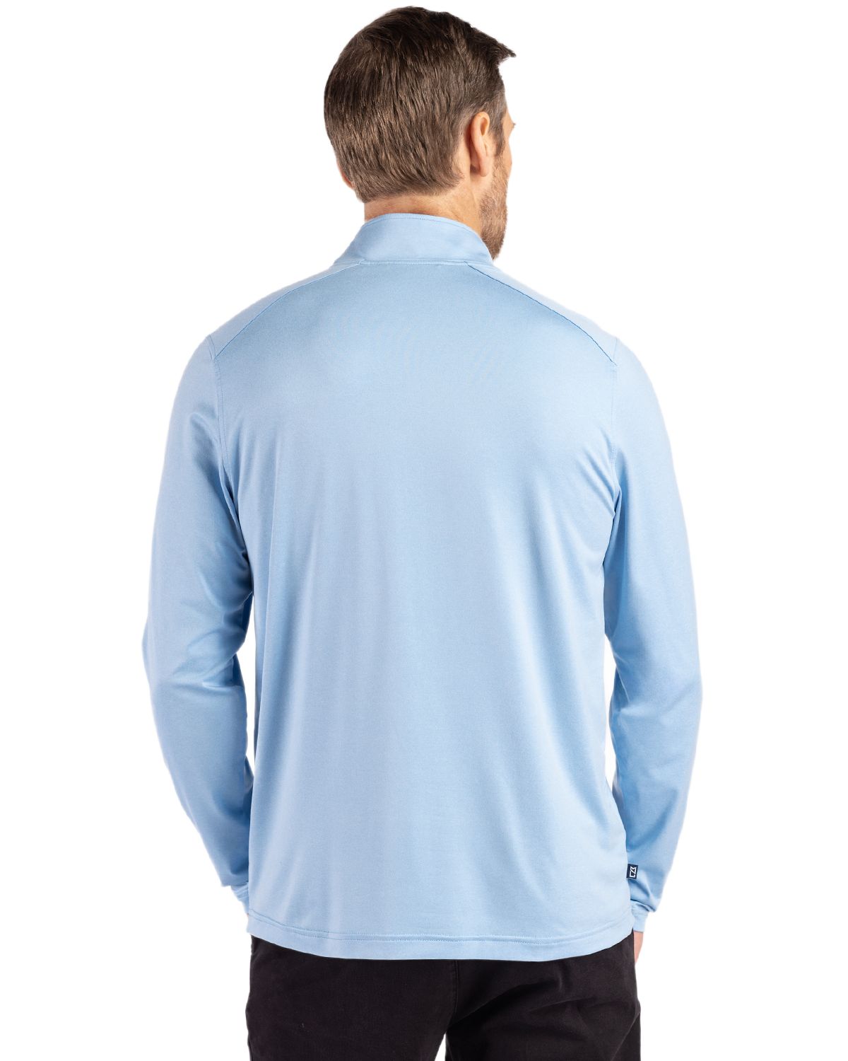 Cutter & Buck Coastline Recycled Double Peached Mens Quarter Zip Pullover