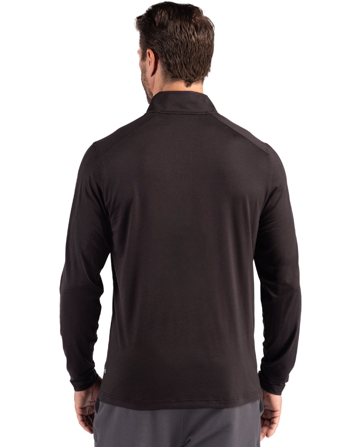 Cutter & Buck Coastline Recycled Double Peached Mens Quarter Zip Pullover