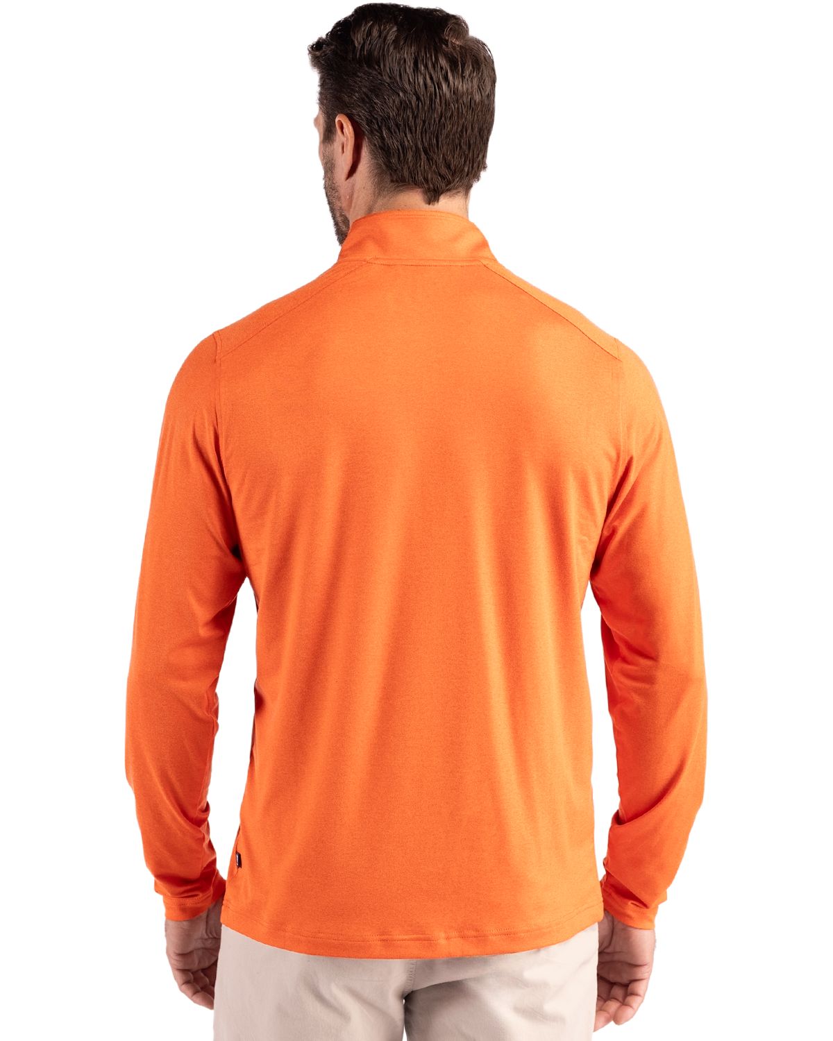 Cutter & Buck Coastline Recycled Double Peached Mens Quarter Zip Pullover