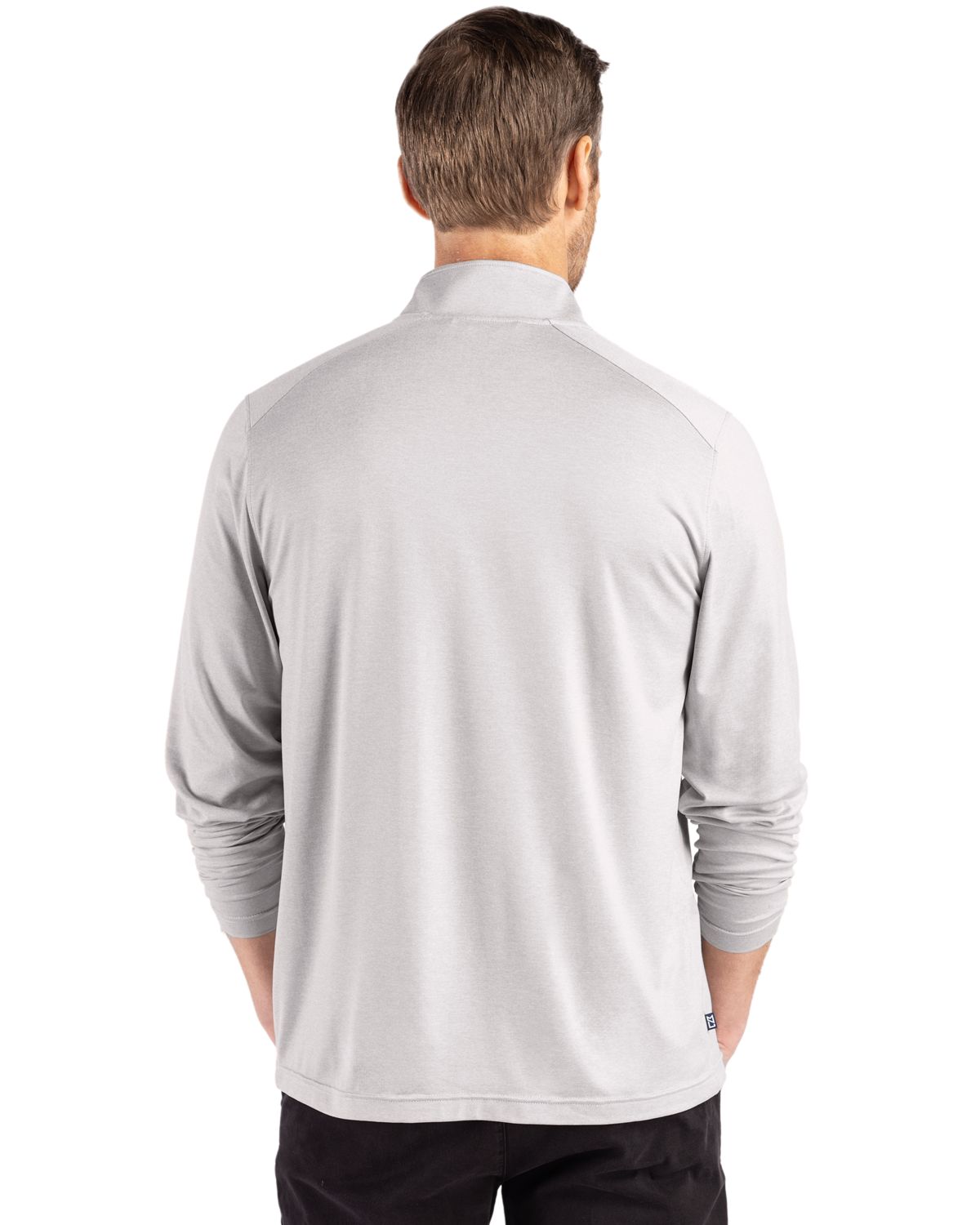 Cutter & Buck Coastline Recycled Double Peached Mens Quarter Zip Pullover