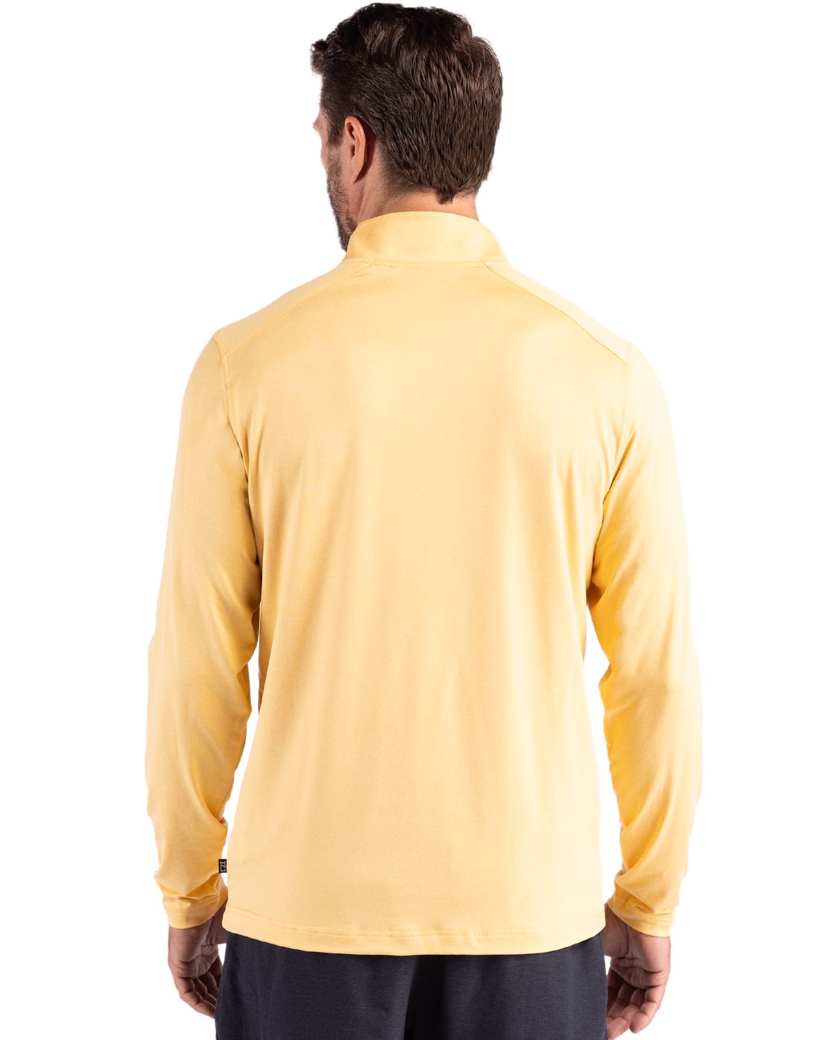 Cutter & Buck Coastline Recycled Double Peached Mens Quarter Zip Pullover