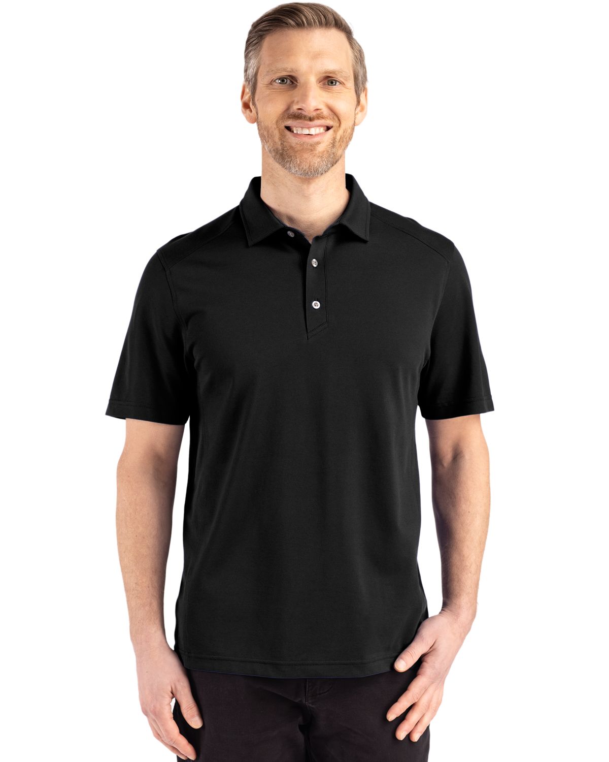 Cutter & Buck Advantage Refresh Epic Confidence Recycled Tri-Blend Pique Mens Polo