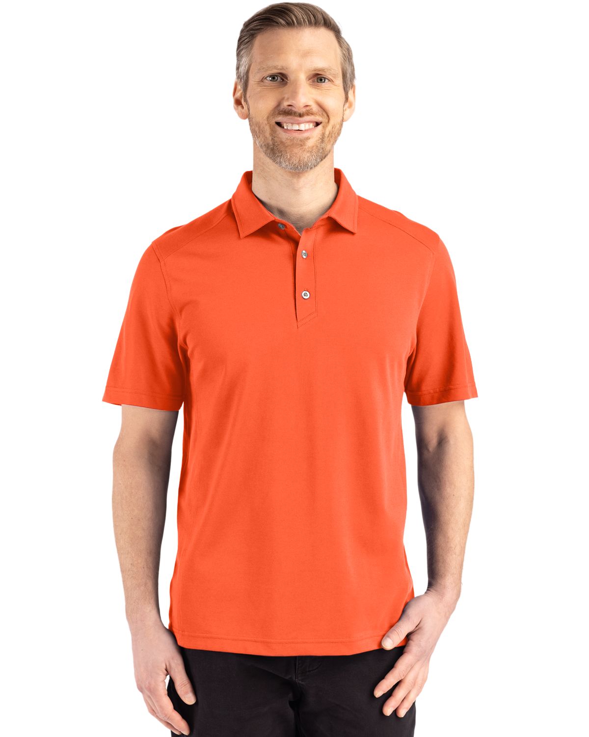 Cutter & Buck Advantage Refresh Epic Confidence Recycled Tri-Blend Pique Mens Polo