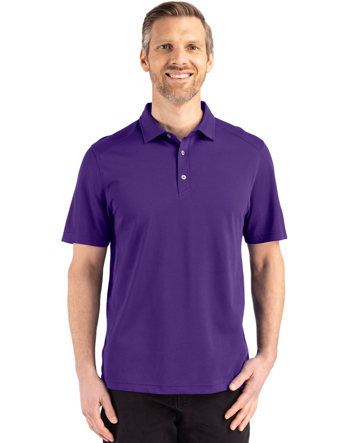 Cutter & Buck Advantage Refresh Epic Confidence Recycled Tri-Blend Pique Mens Polo