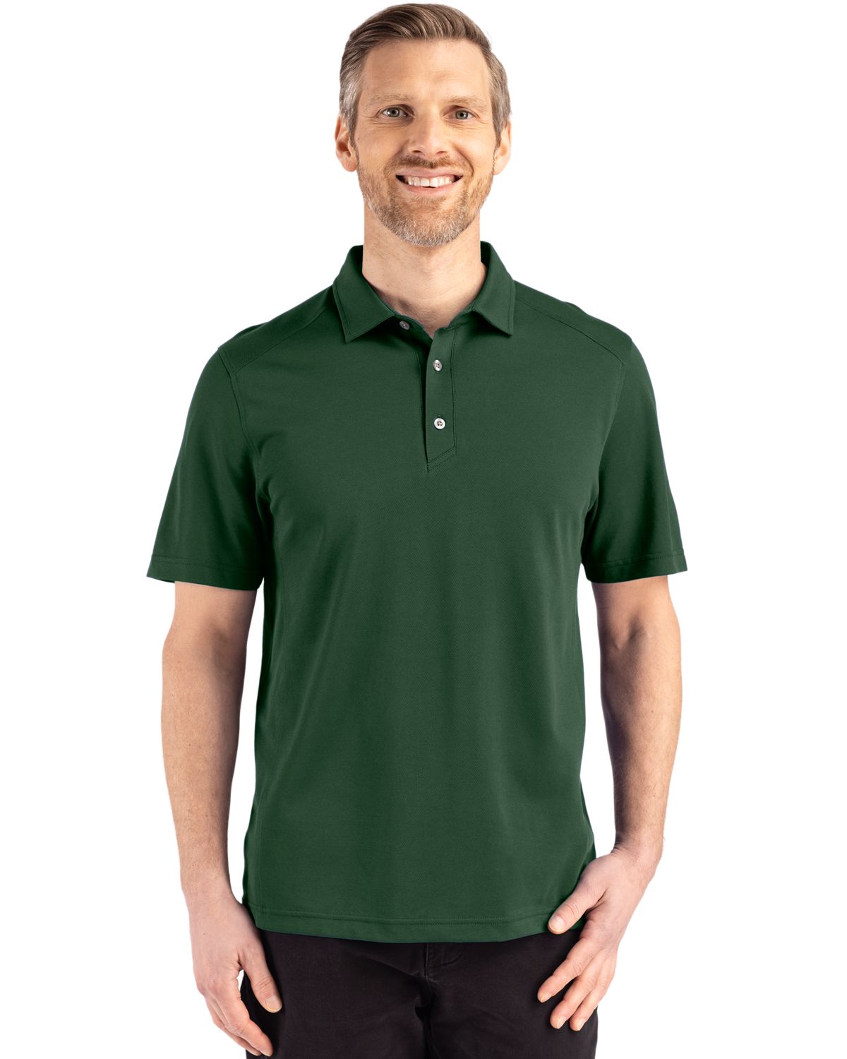 Cutter & Buck Advantage Refresh Epic Confidence Recycled Tri-Blend Pique Mens Polo