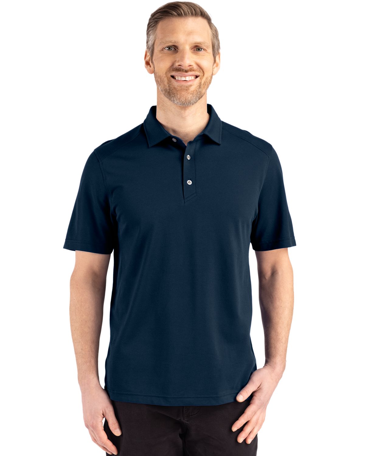 Cutter & Buck Advantage Refresh Epic Confidence Recycled Tri-Blend Pique Mens Polo