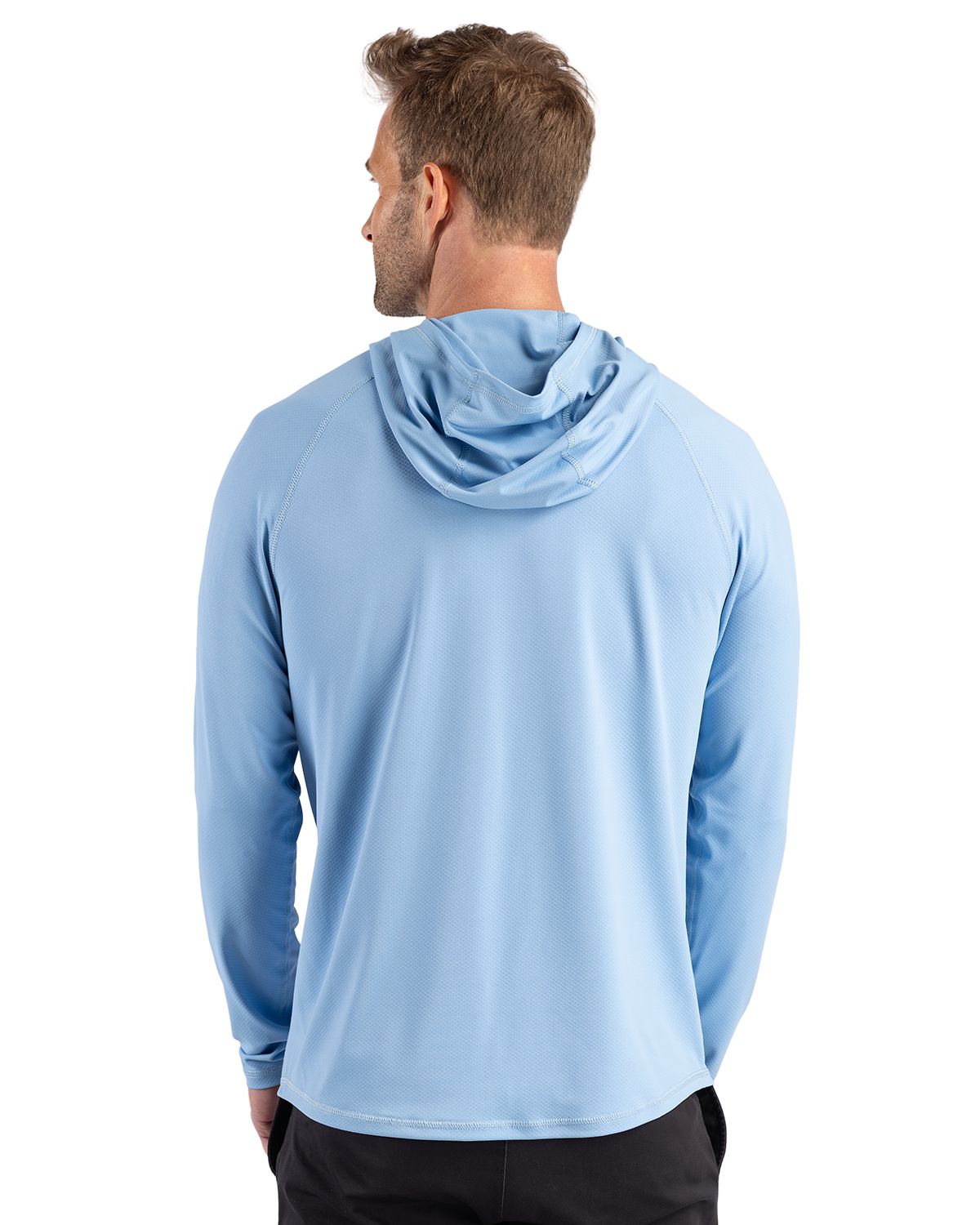 Cutter & Buck Prospect Recycled Featherlight Stretch Mens Hooded Pullover