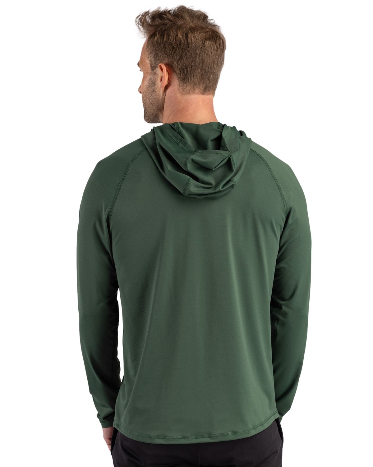 Cutter & Buck Prospect Recycled Featherlight Stretch Mens Hooded Pullover