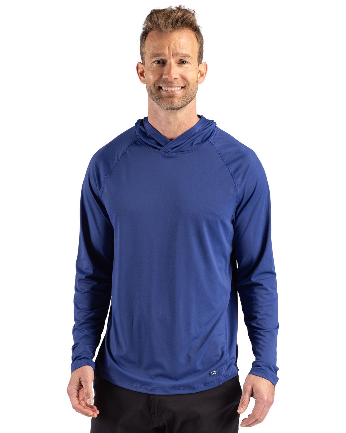 Cutter & Buck Prospect Recycled Featherlight Stretch Mens Hooded Pullover