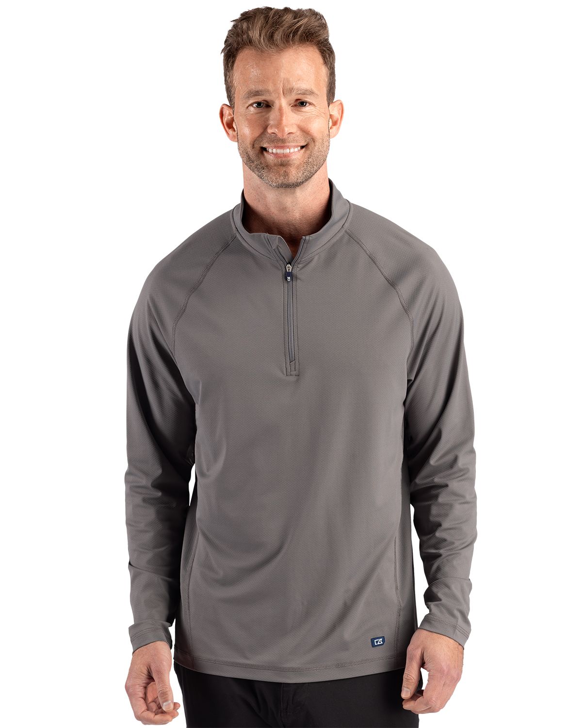 Cutter & Buck Prospect Recycled Featherlight Stretch Mens Quarter Zip