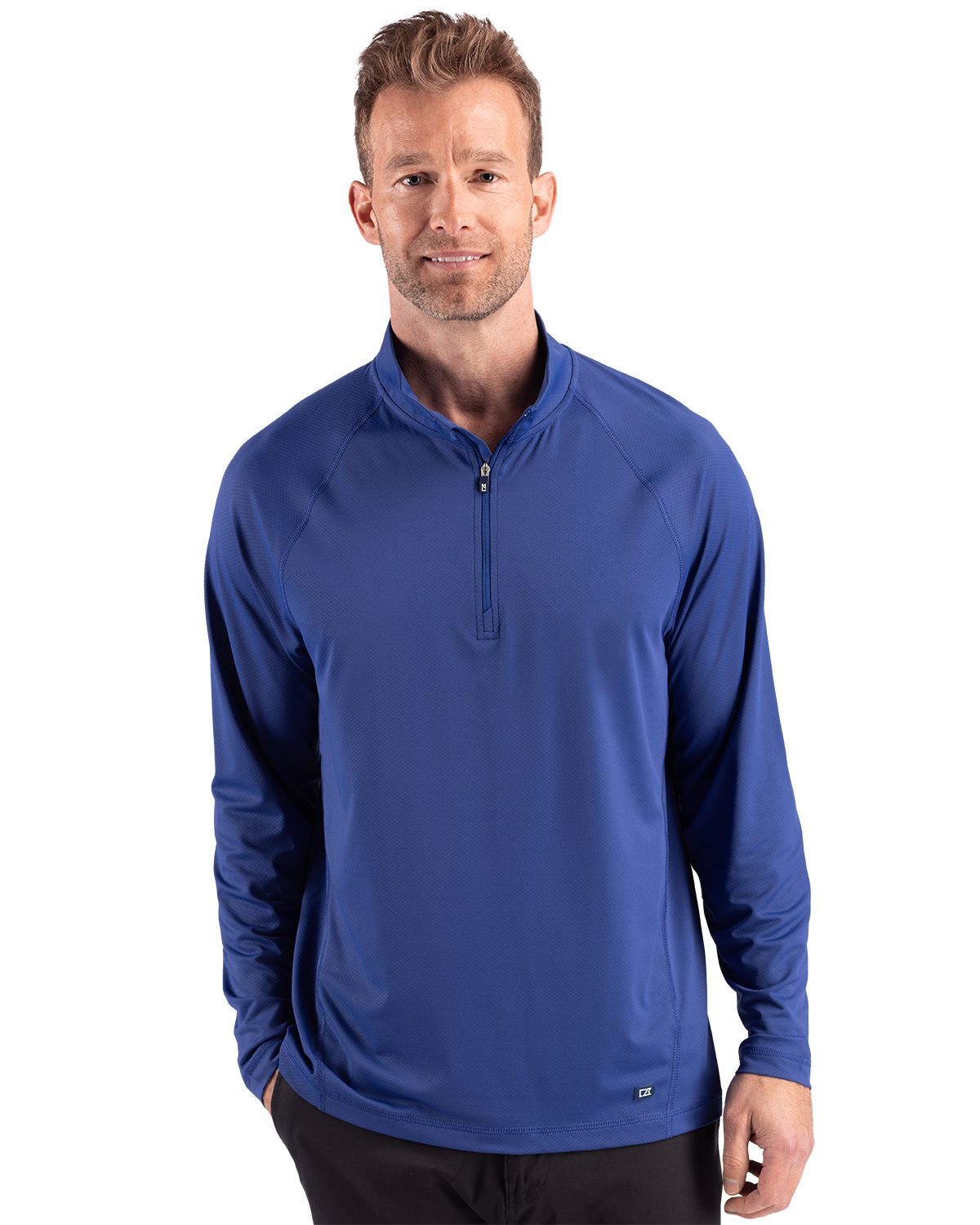 Cutter & Buck Prospect Recycled Featherlight Stretch Mens Quarter Zip
