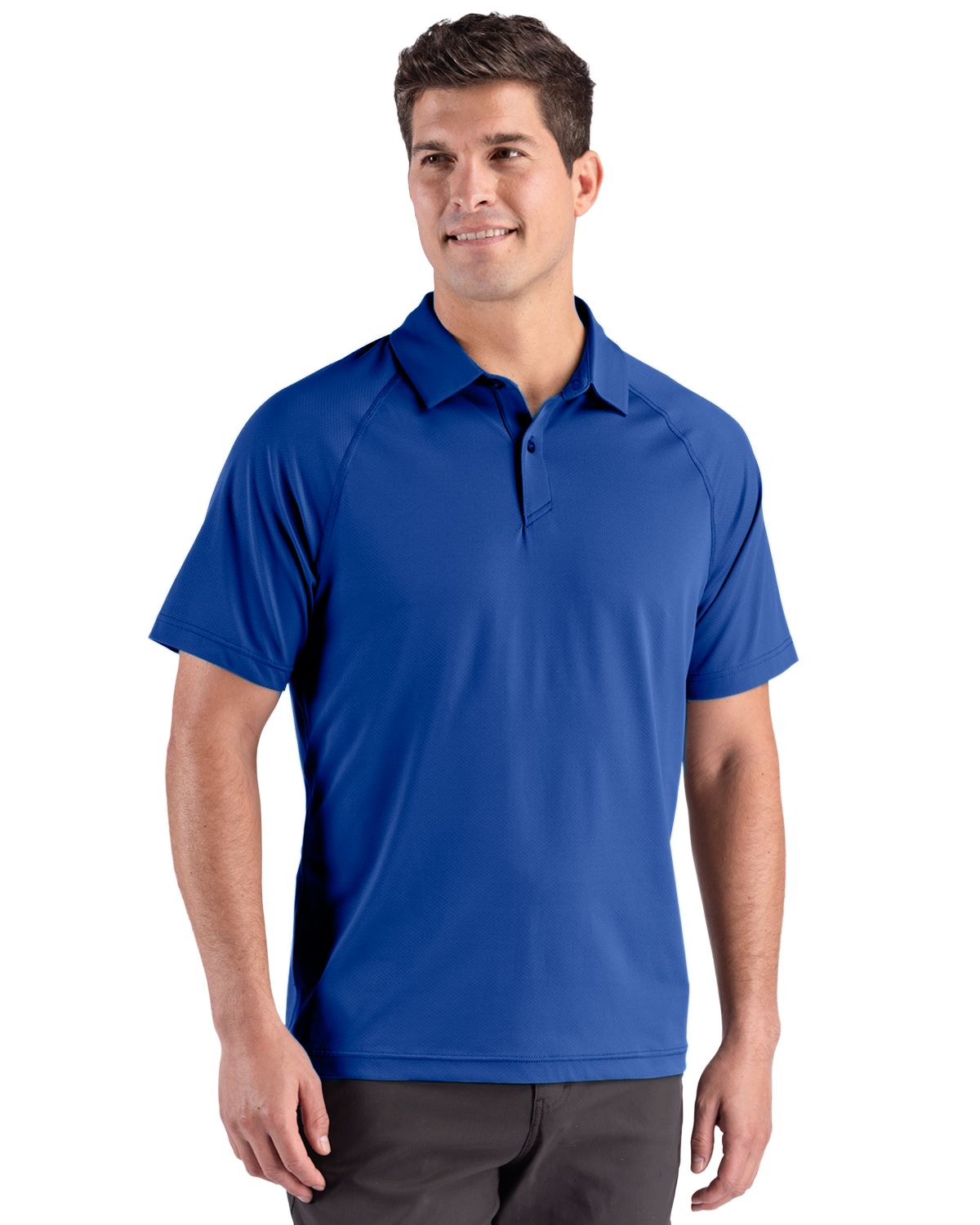 Cutter & Buck Prospect Recycled Featherlight Stretch Mens Sport Polo