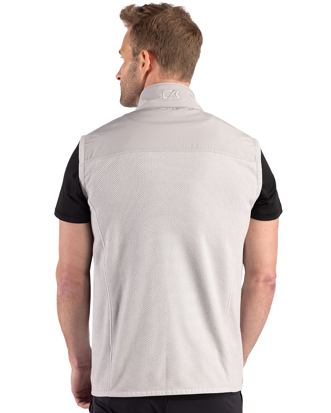 Cutter & Buck Hunts Point Recycled Fleece Mens Hybrid Full Zip Vest