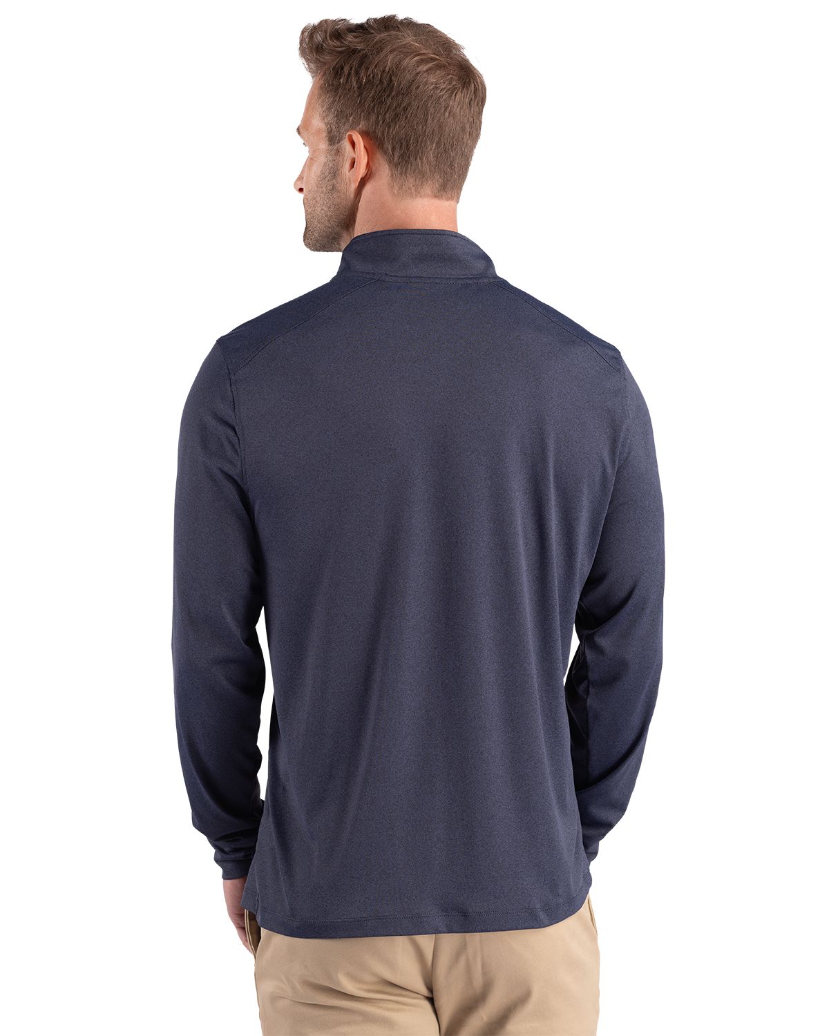 Cutter & Buck Forge Recycled Four-Way Stretch Mens Quarter Zip Pullover