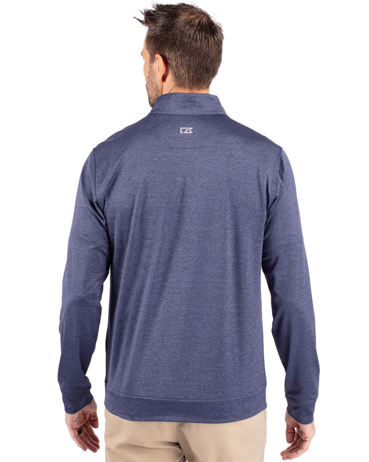 Cutter & Buck Stealth Heathered Mens Quarter Zip