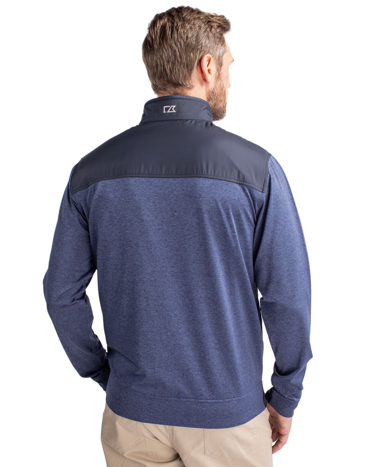 Cutter & Buck Stealth Recycled Hybrid Quilted Mens Windbreaker Jacket