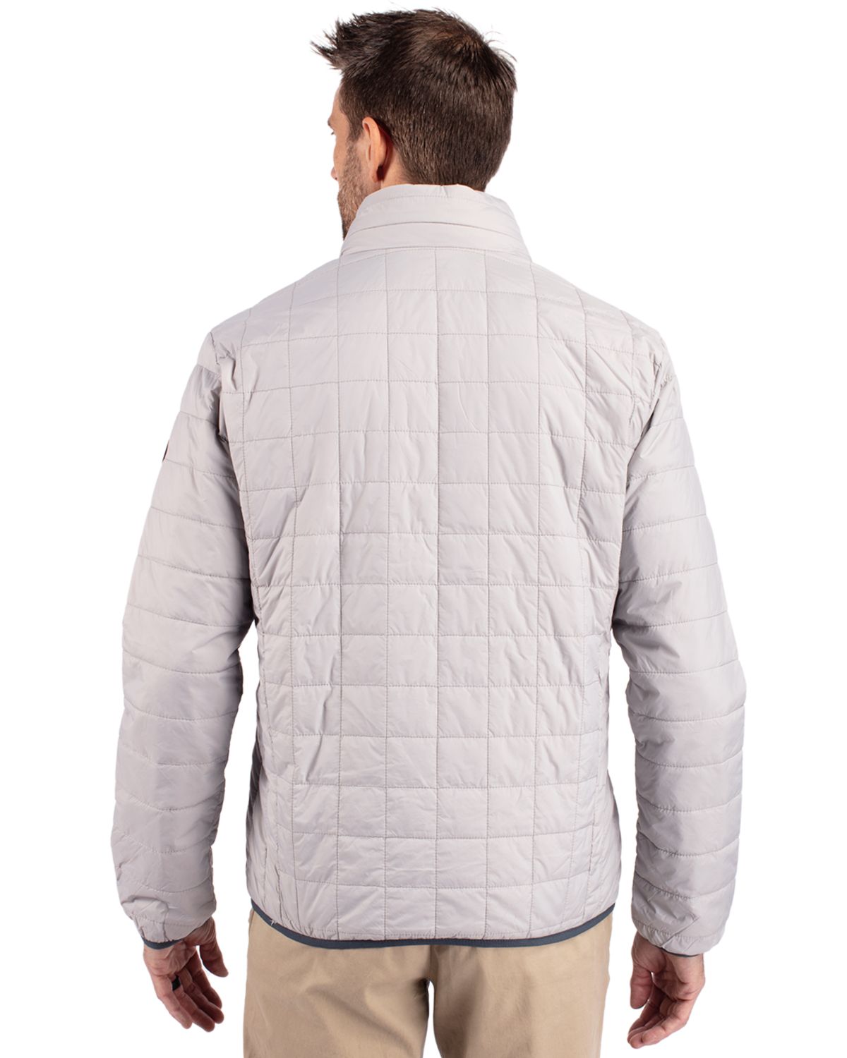Cutter & Buck Rainier Recycled Insulated Puffer Mens Full Zip Jacket