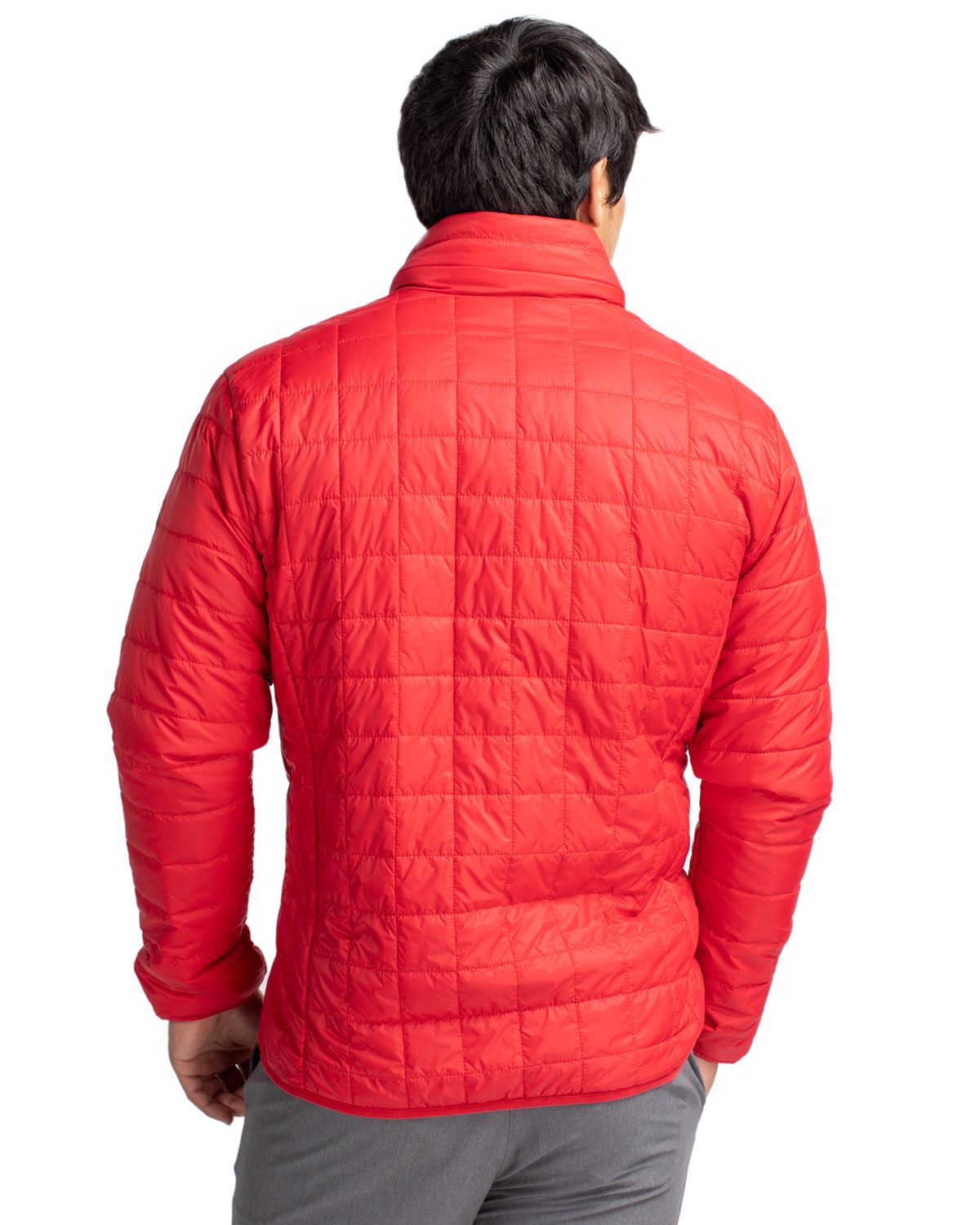 Cutter & Buck Rainier Recycled Insulated Puffer Mens Full Zip Jacket