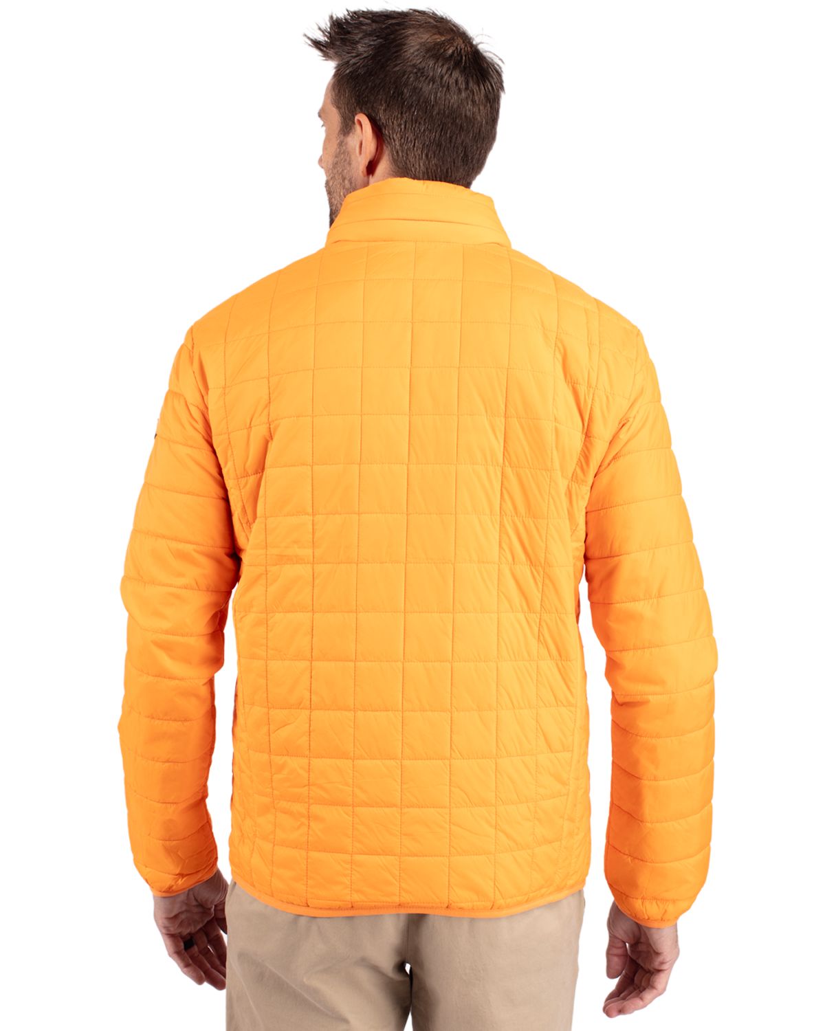 Cutter & Buck Rainier Recycled Insulated Puffer Mens Full Zip Jacket
