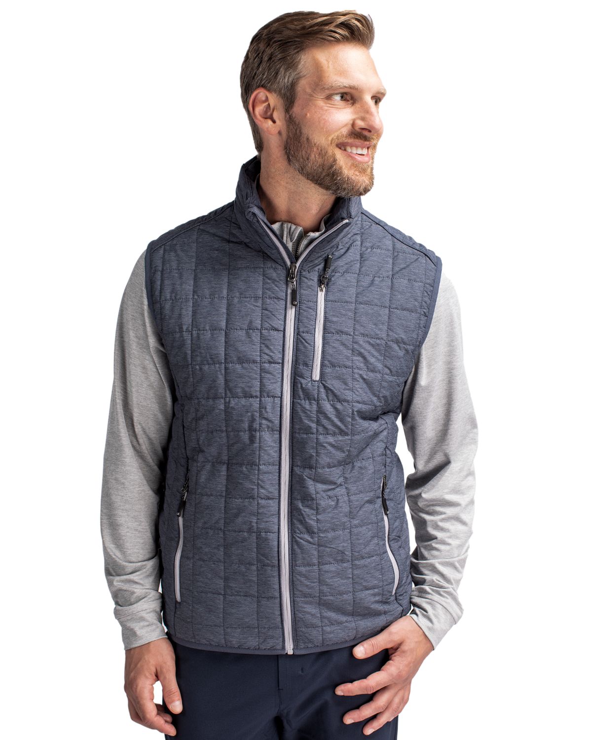 Cutter & Buck Rainier PrimaLoft Eco Full Zip Vest - Men's Big & Tall