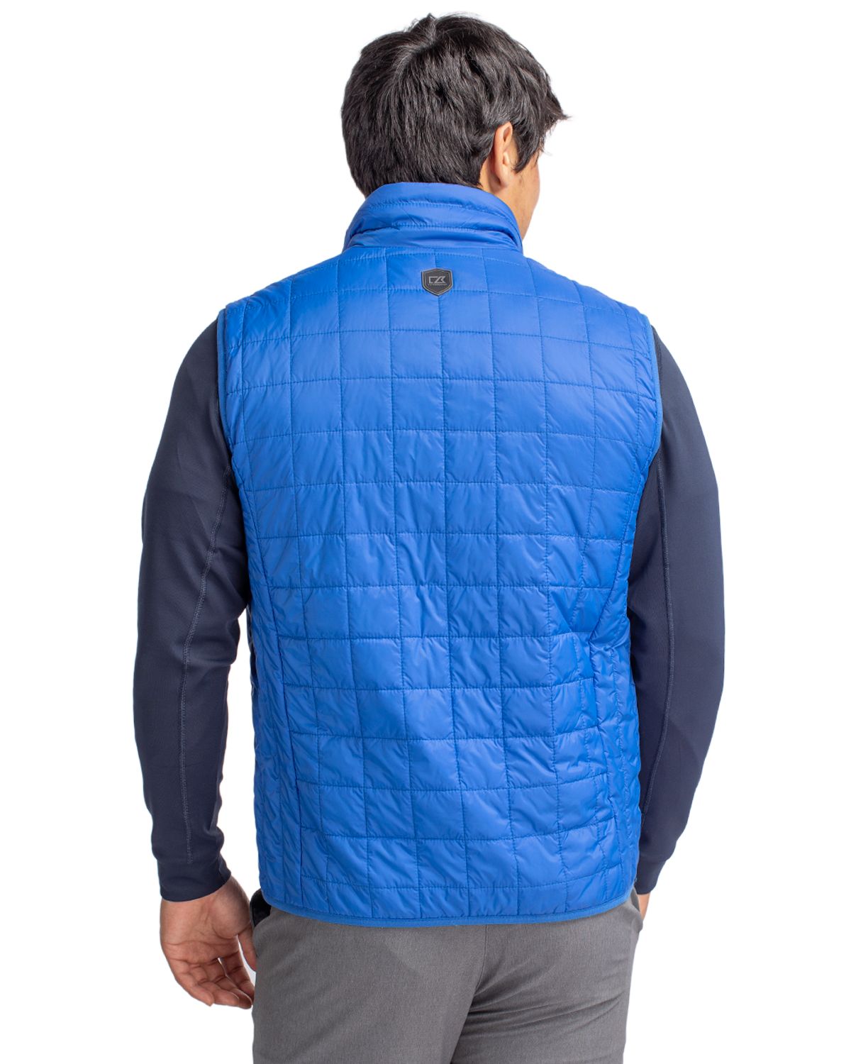 Cutter & Buck Rainier Recycled Insulated Puffer Mens Full Zip Vest