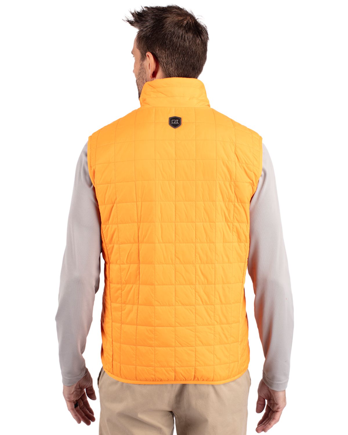 Cutter & Buck Rainier Recycled Insulated Puffer Mens Full Zip Vest