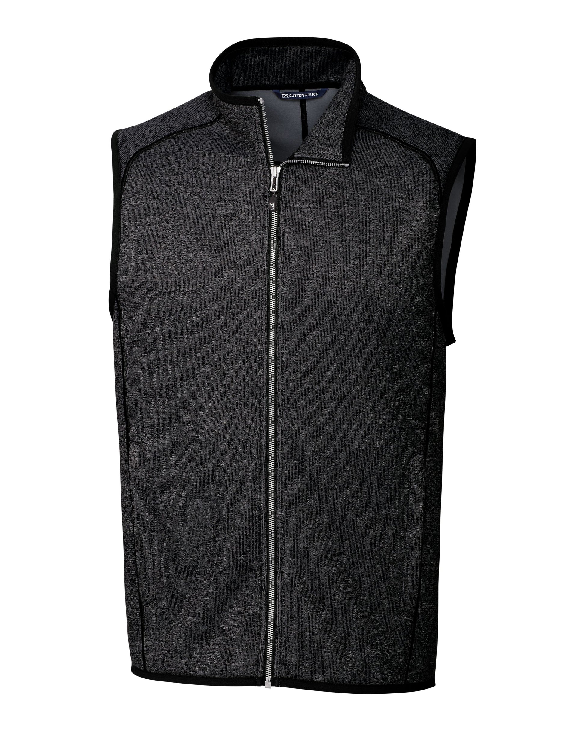 Cutter & Buck Mainsail Sweater Knit Full Zip Vest - Men's Big & Tall