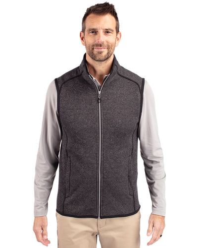Cutter & Buck Mainsail Sweater Knit Full Zip Vest - Men's Big & Tall