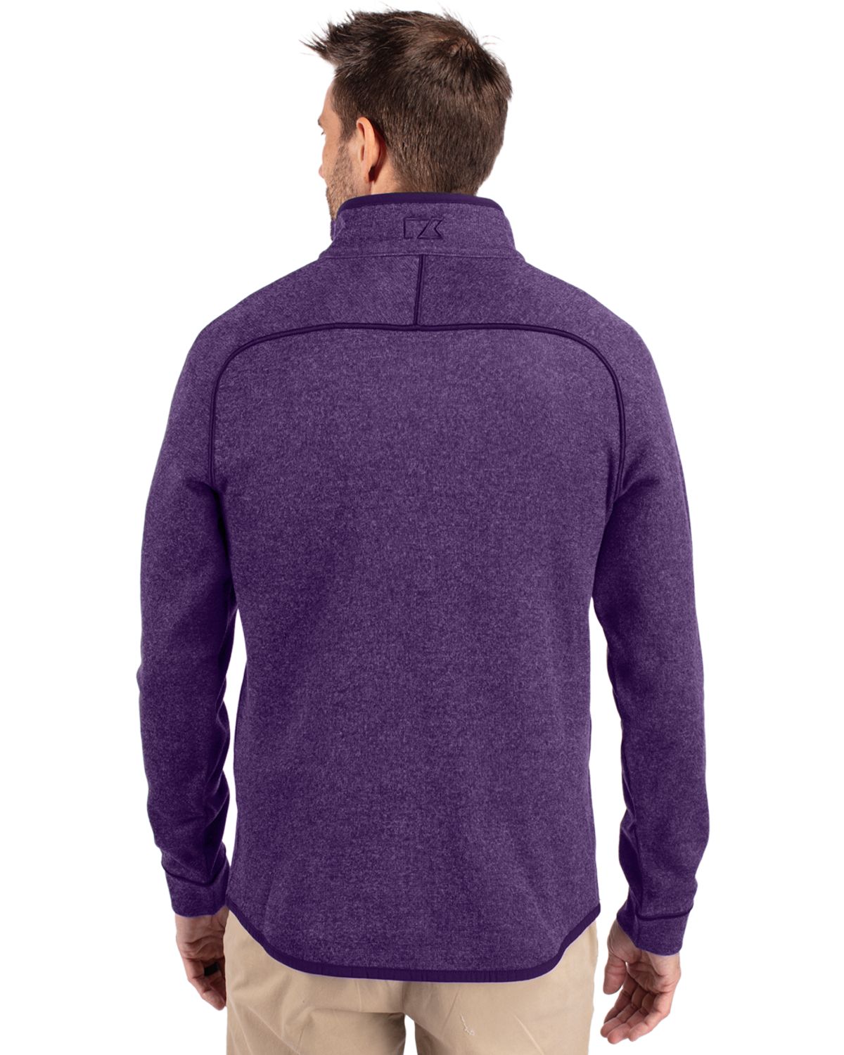 Cutter & Buck Mainsail Sweater-Knit Mens Half Zip Jacket