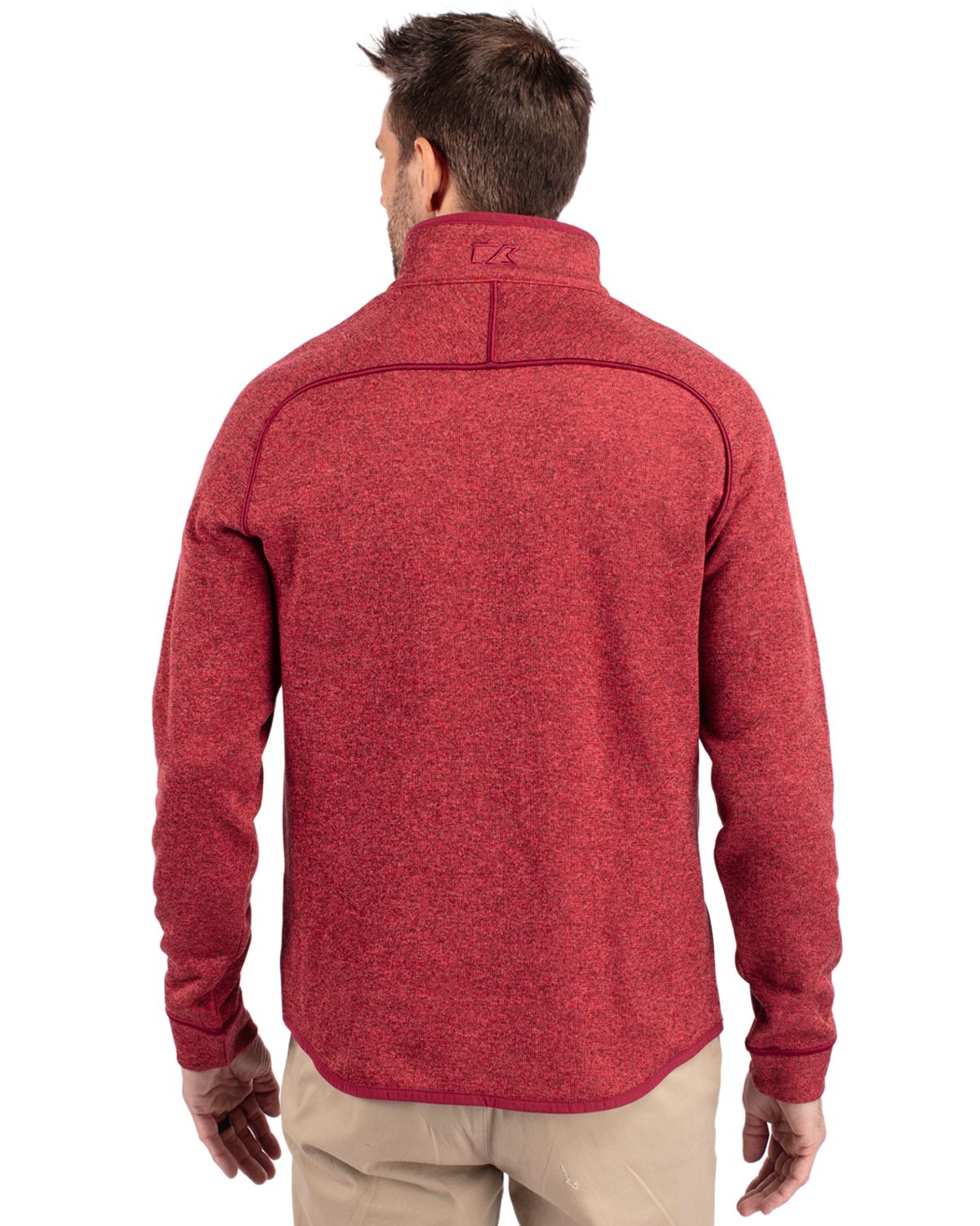 Cutter & Buck Mainsail Sweater-Knit Mens Half Zip Jacket