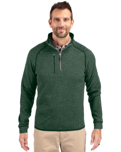 Cutter & Buck Mainsail Sweater Knit Half Zip Jacket - Men's