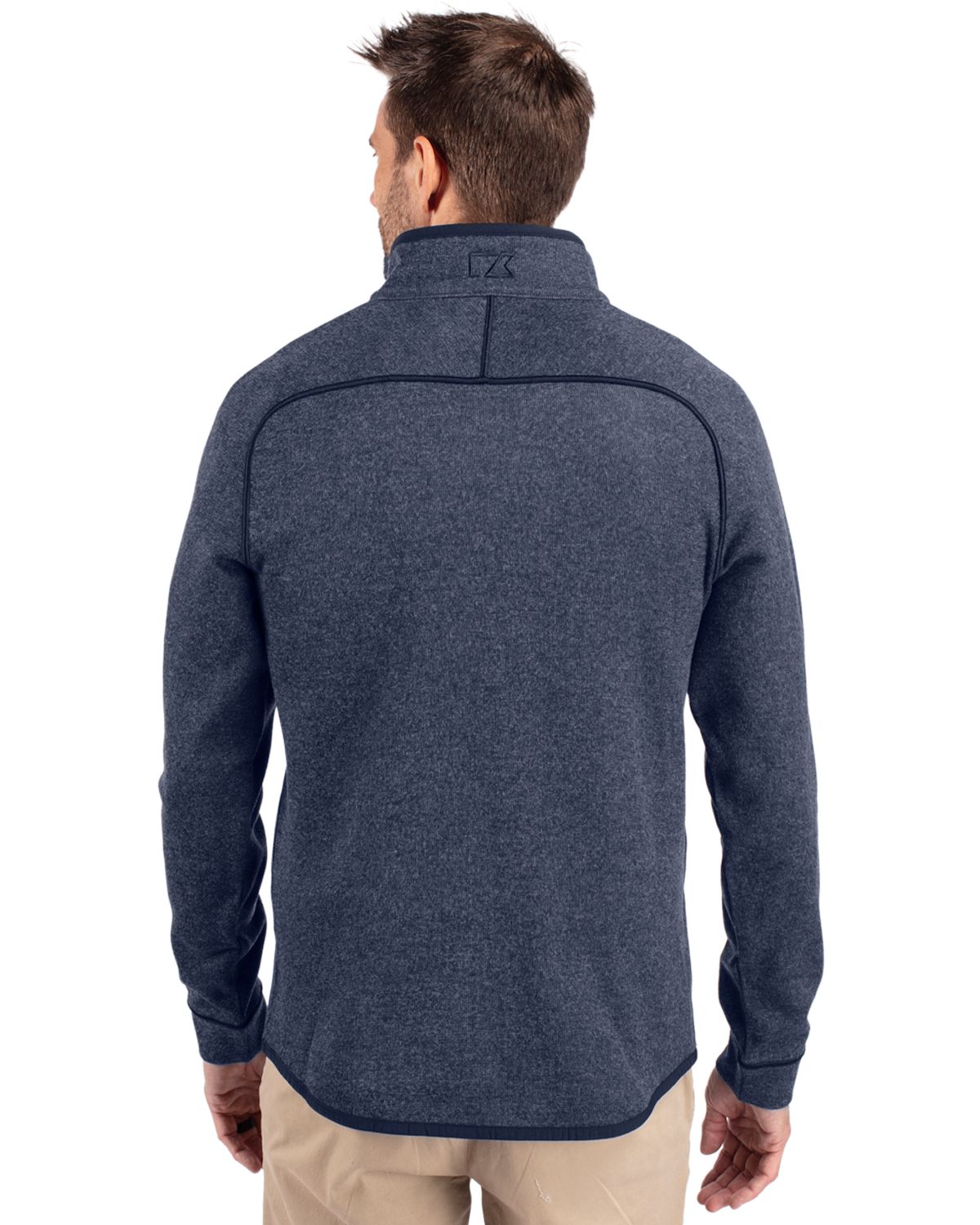 Cutter & Buck Mainsail Sweater-Knit Mens Half Zip Jacket