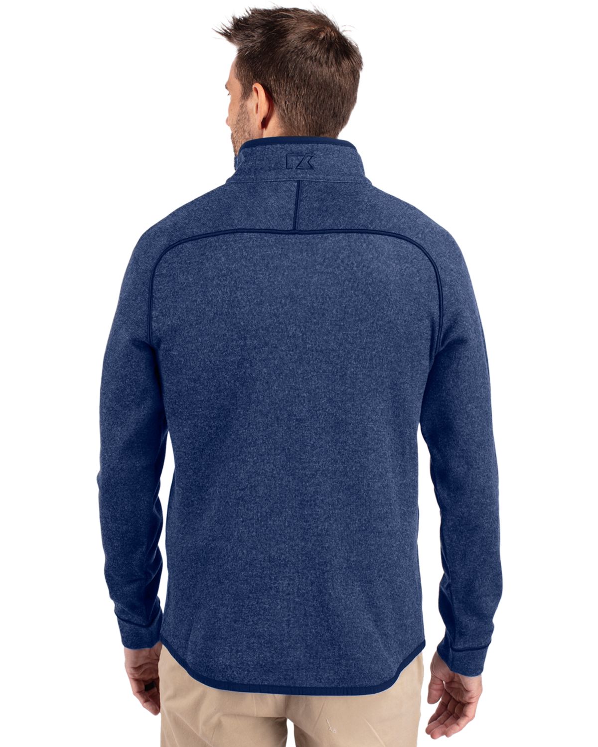 Cutter & Buck Mainsail Sweater-Knit Mens Half Zip Jacket
