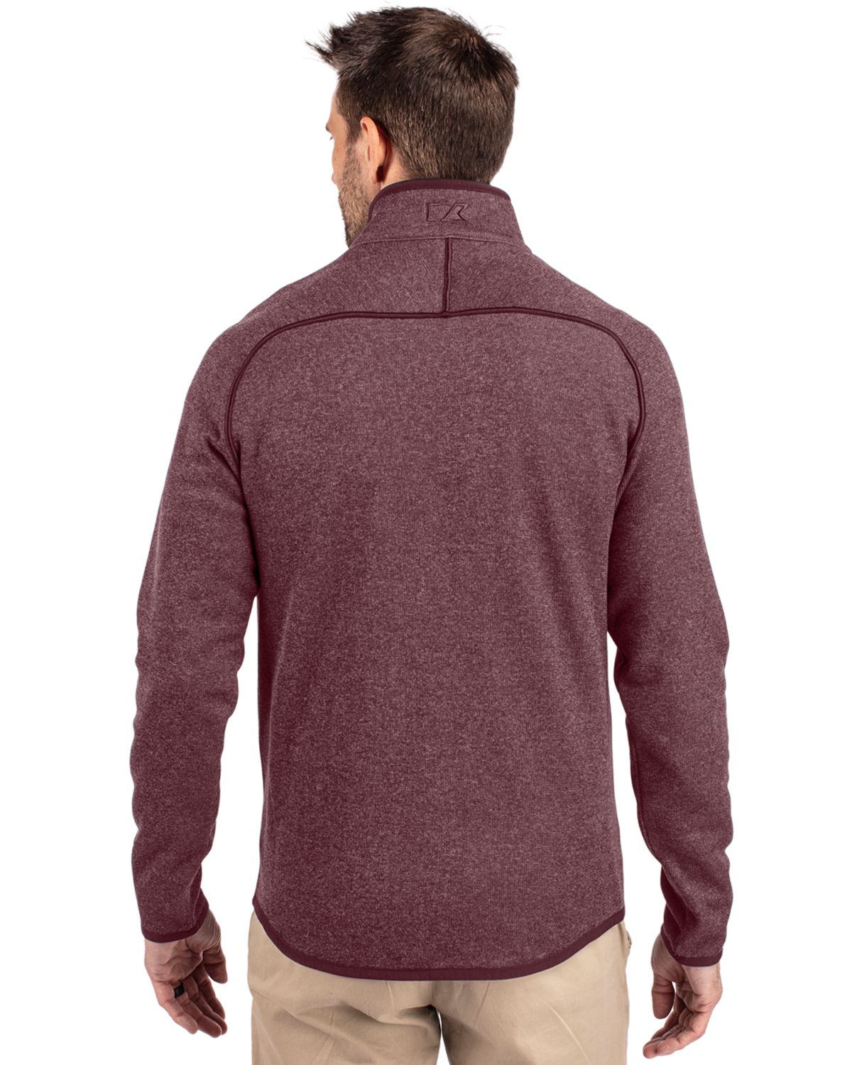 Cutter & Buck Mainsail Sweater-Knit Mens Full Zip Jacket