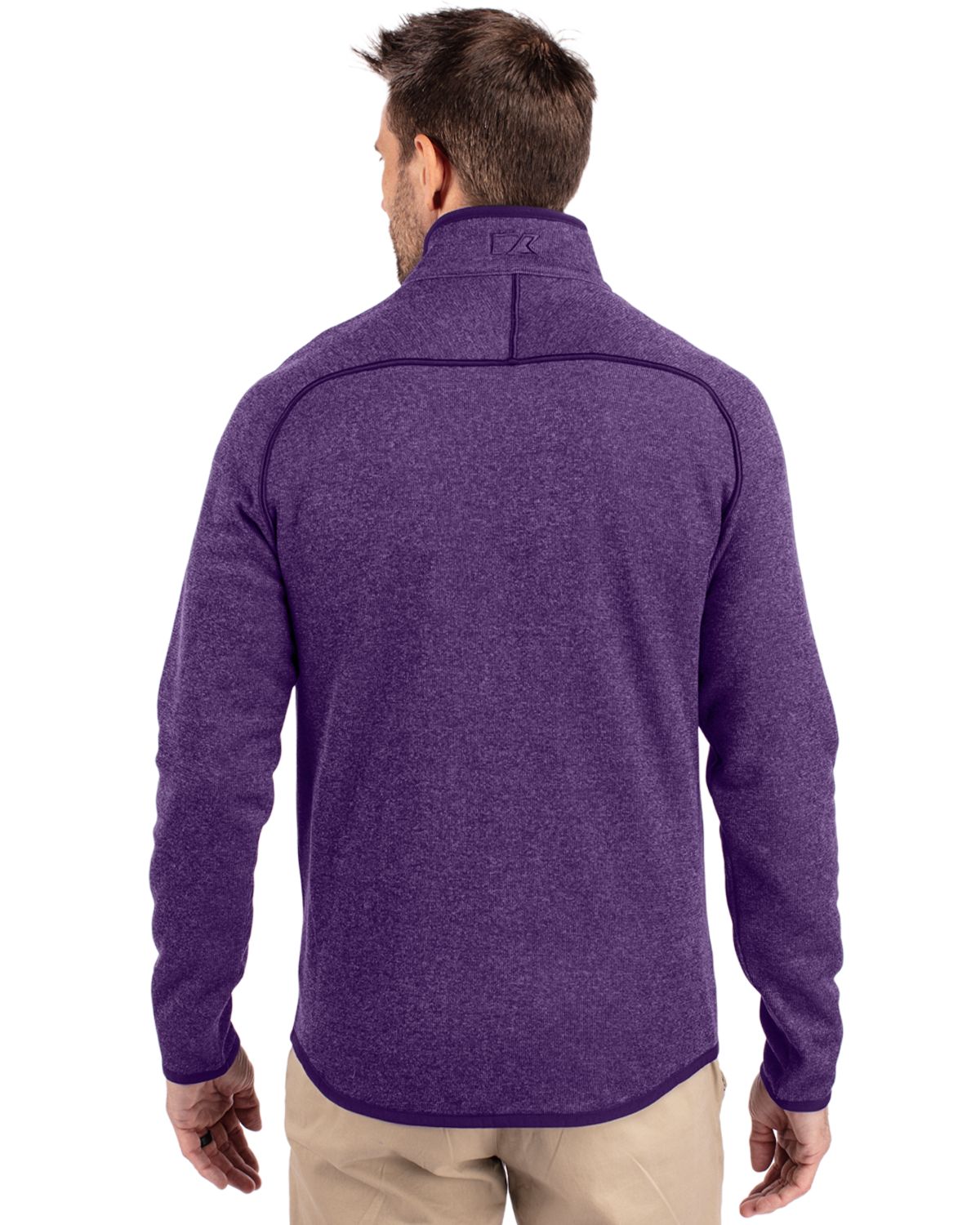 Cutter & Buck Mainsail Sweater-Knit Mens Full Zip Jacket