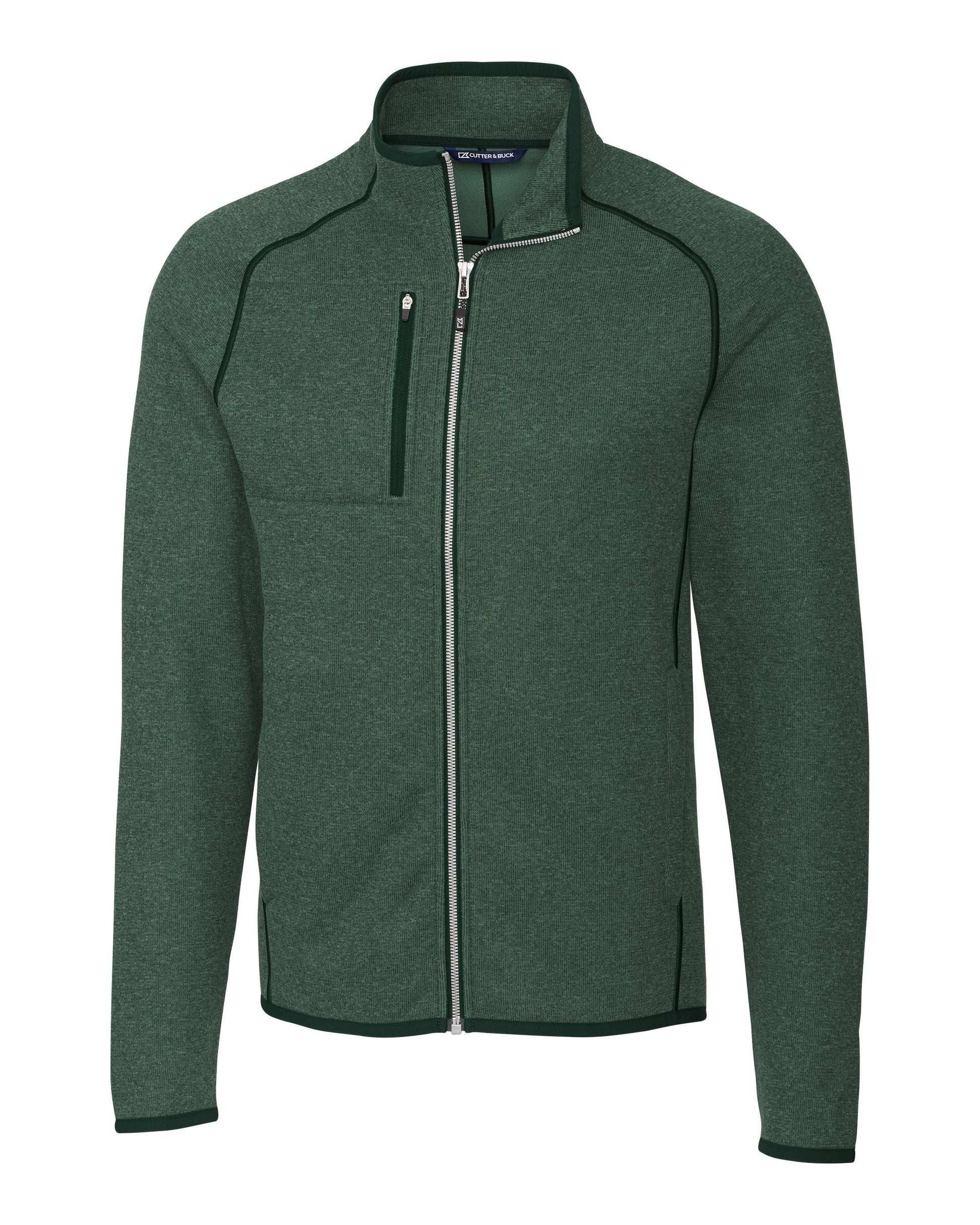 Cutter & Buck Mainsail Sweater Knit Full Zip Jacket - Men's
