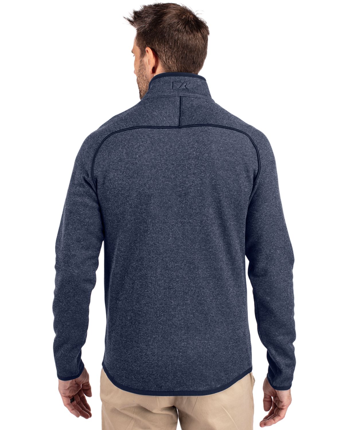 Cutter & Buck Mainsail Sweater-Knit Mens Full Zip Jacket