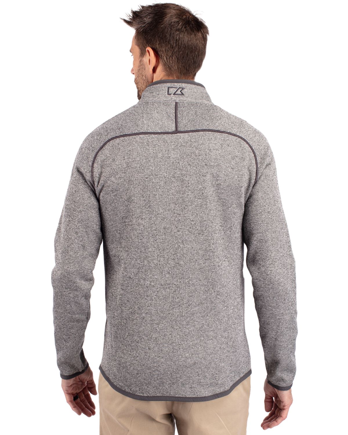 Cutter & Buck Mainsail Sweater-Knit Mens Full Zip Jacket