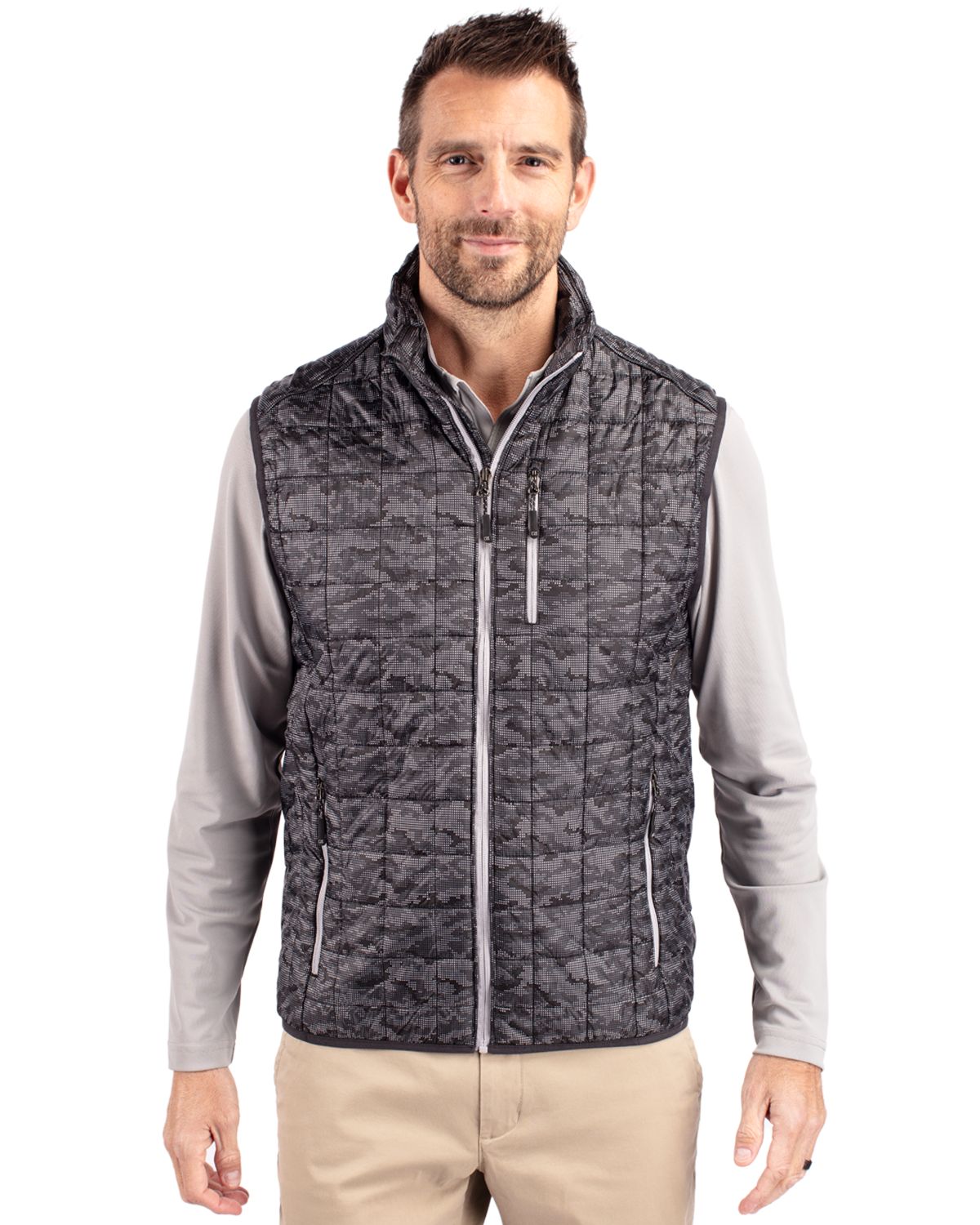 Cutter & Buck Rainier PrimaLoft Eco Printed Vest - Men's