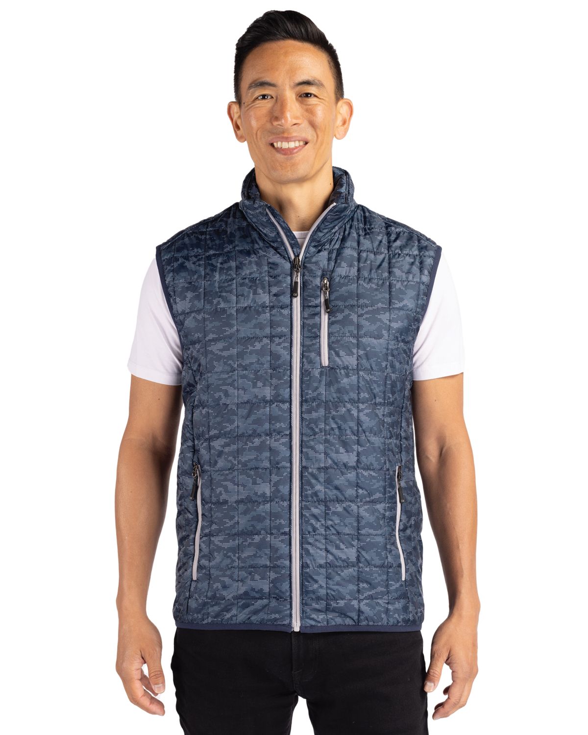 Cutter & Buck Rainier PrimaLoft Eco Printed Vest - Men's