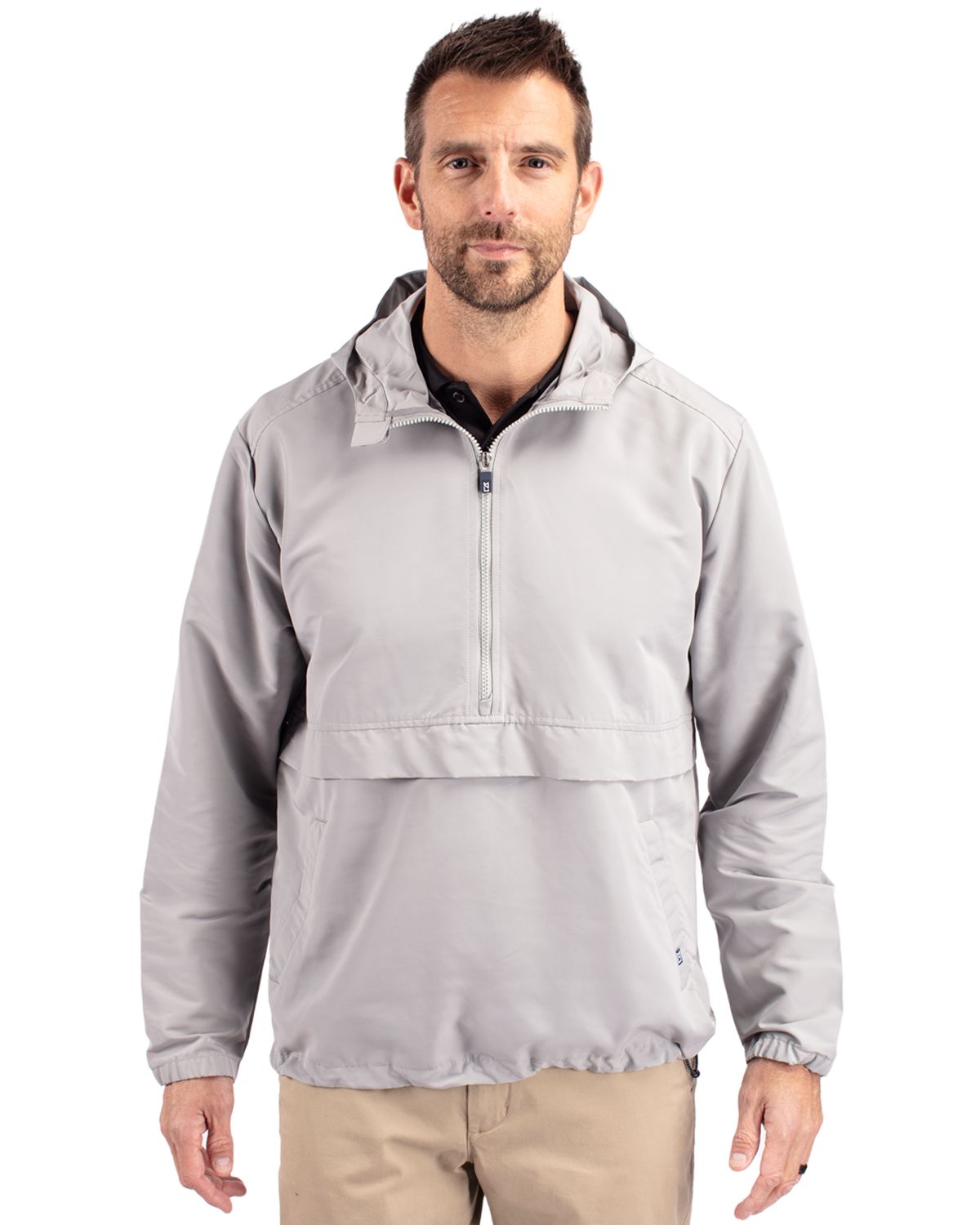 Cutter & Buck Charter Epic Versatility Recycled Mens Half Zip Anorak Jacket