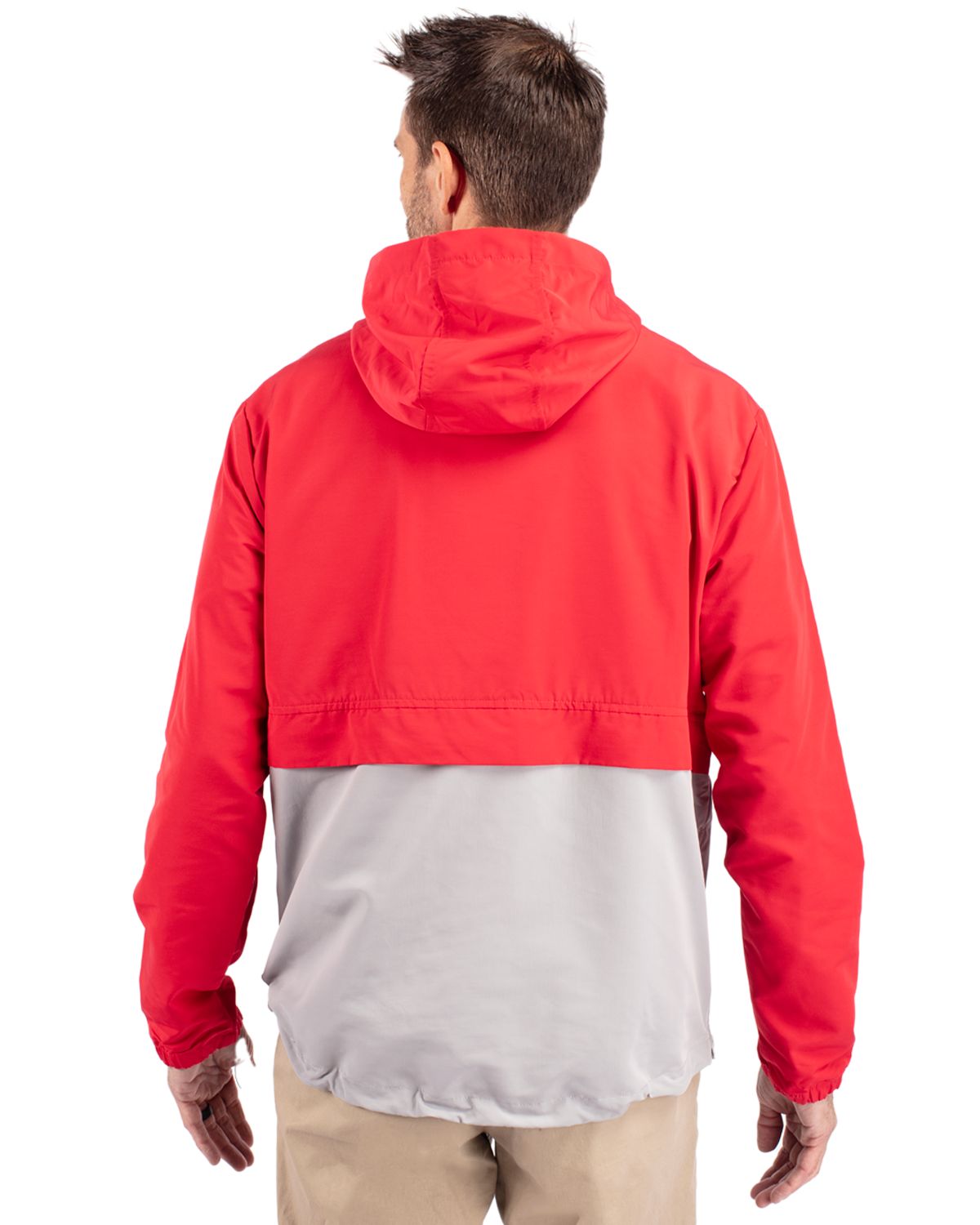 Cutter & Buck Charter Epic Versatility Recycled Mens Half Zip Anorak Jacket