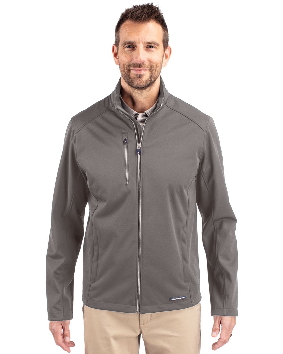 Cutter & Buck Evoke Epic Versatility Recycled Softshell Mens Full Zip Jacket