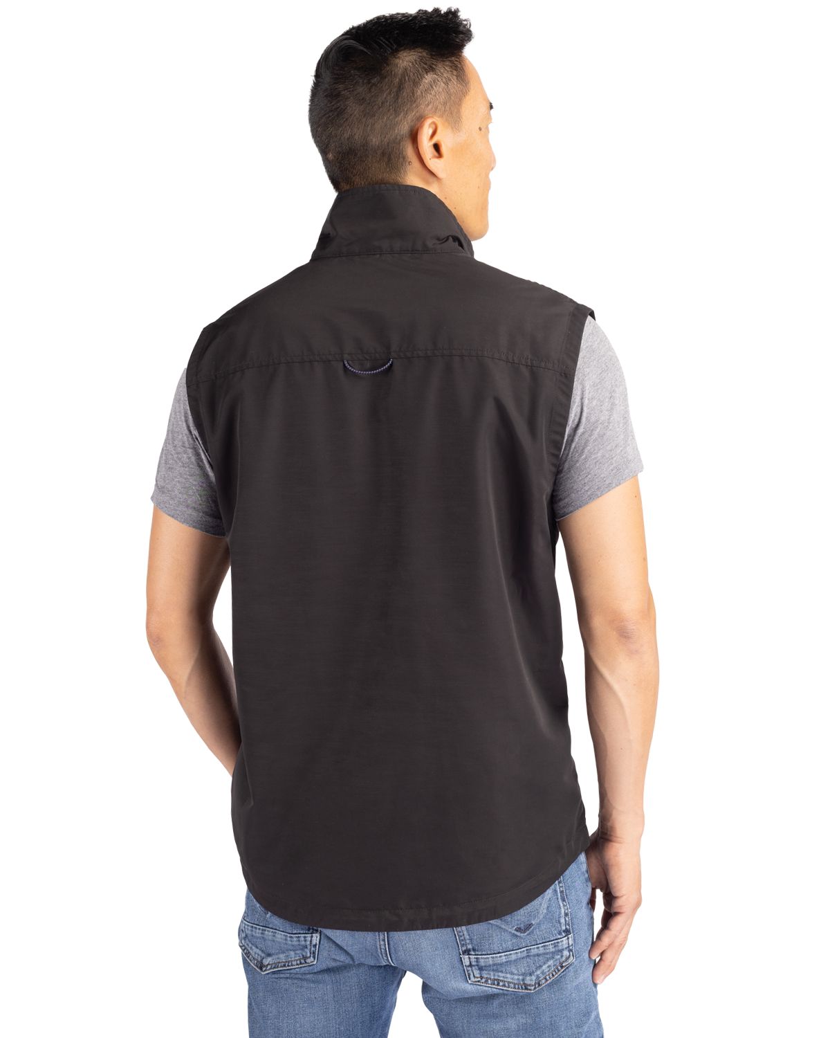 Cutter & Buck Charter Epic Versatility Recycled Packable Mens Full Zip Vest