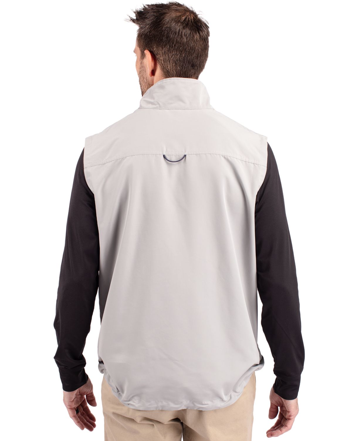 Cutter & Buck Charter Epic Versatility Recycled Packable Mens Big & Tall Full Zip Vest