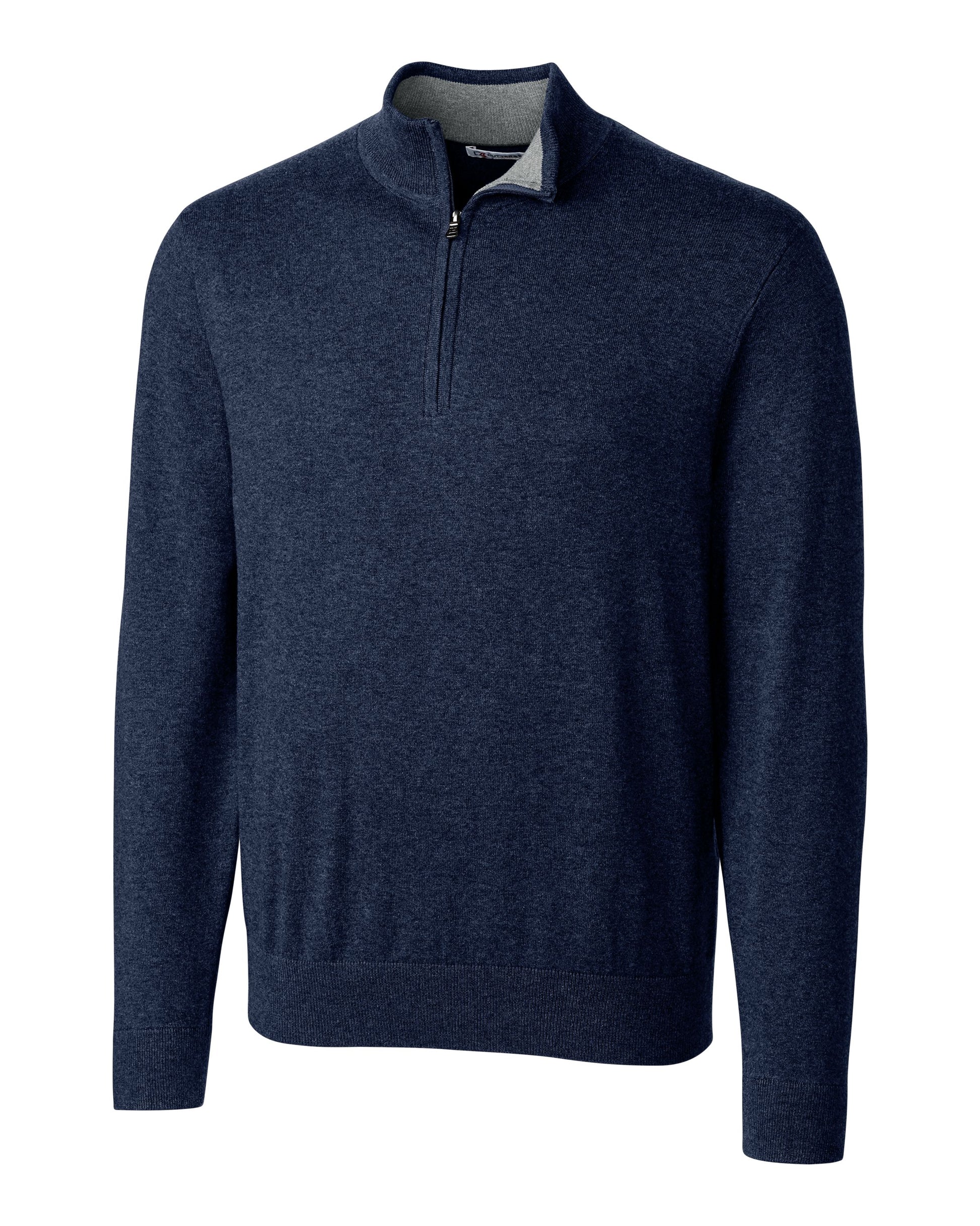 Cutter & Buck Lakemont Tri-Blend Quarter Zip Sweater - Men's
